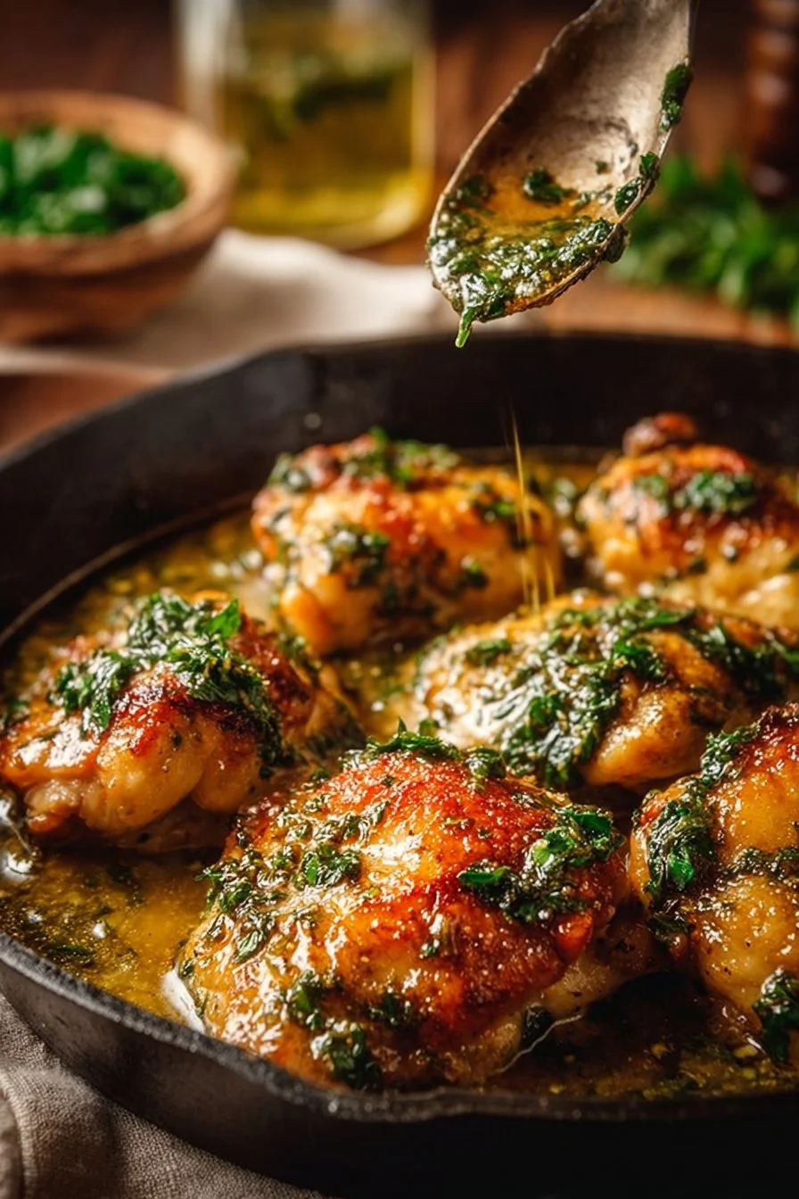 Raw chicken thigh fillet ready for cooking