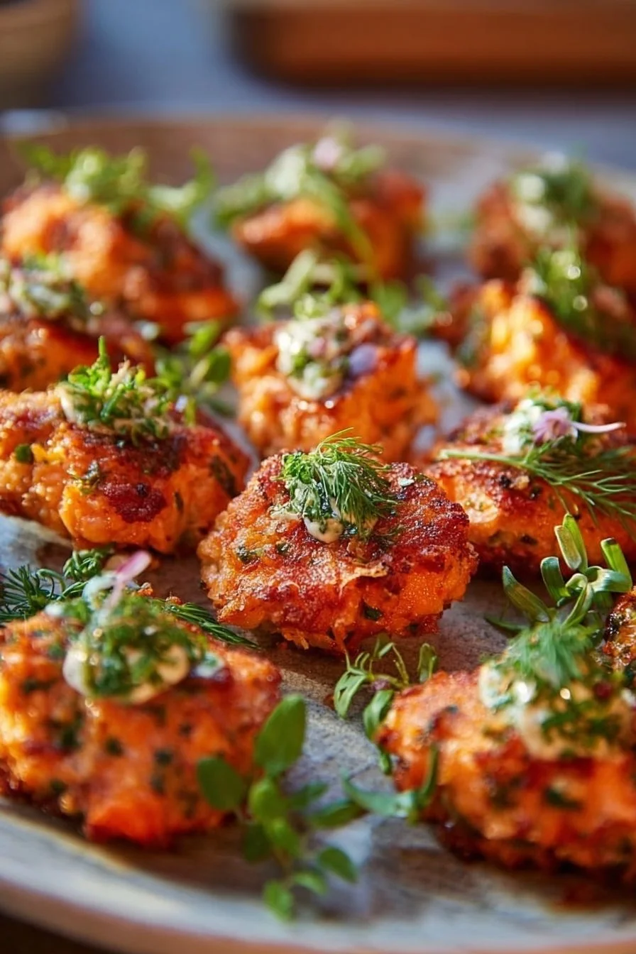Simple salmon bites recipe for a quick and tasty appetizer