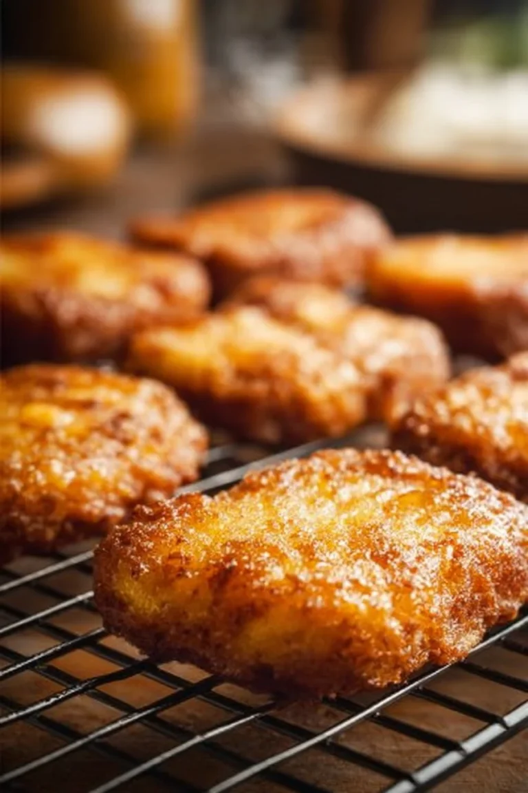 Traditional Spam Fritters served with a side of dipping sauce