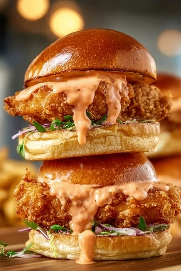 Delicious Bang Bang Chicken Sliders served on a platter