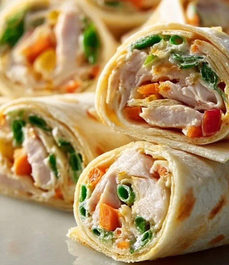 Delicious Crack Chicken Pinwheels topped with herbs and spices