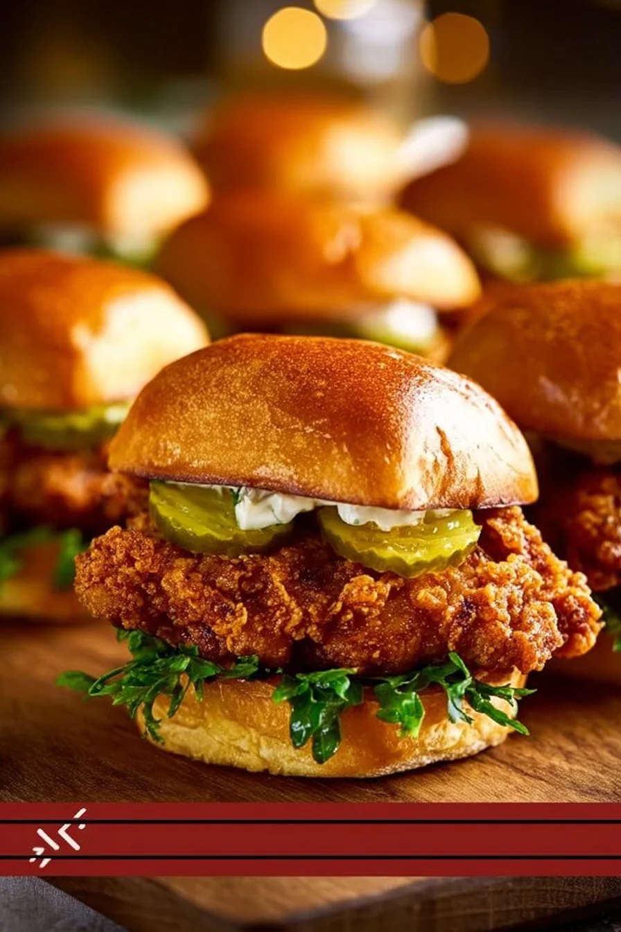 Crunchy chicken sandwich topped with honey butter on a plate