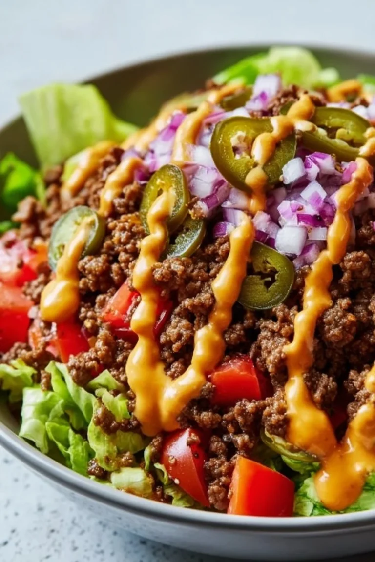 High-protein cheeseburger bowls for a low-carb meal prep