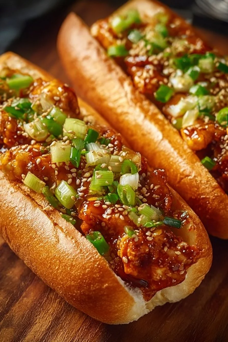 Delicious Korean Fire Chicken Melt served with cheese and spices