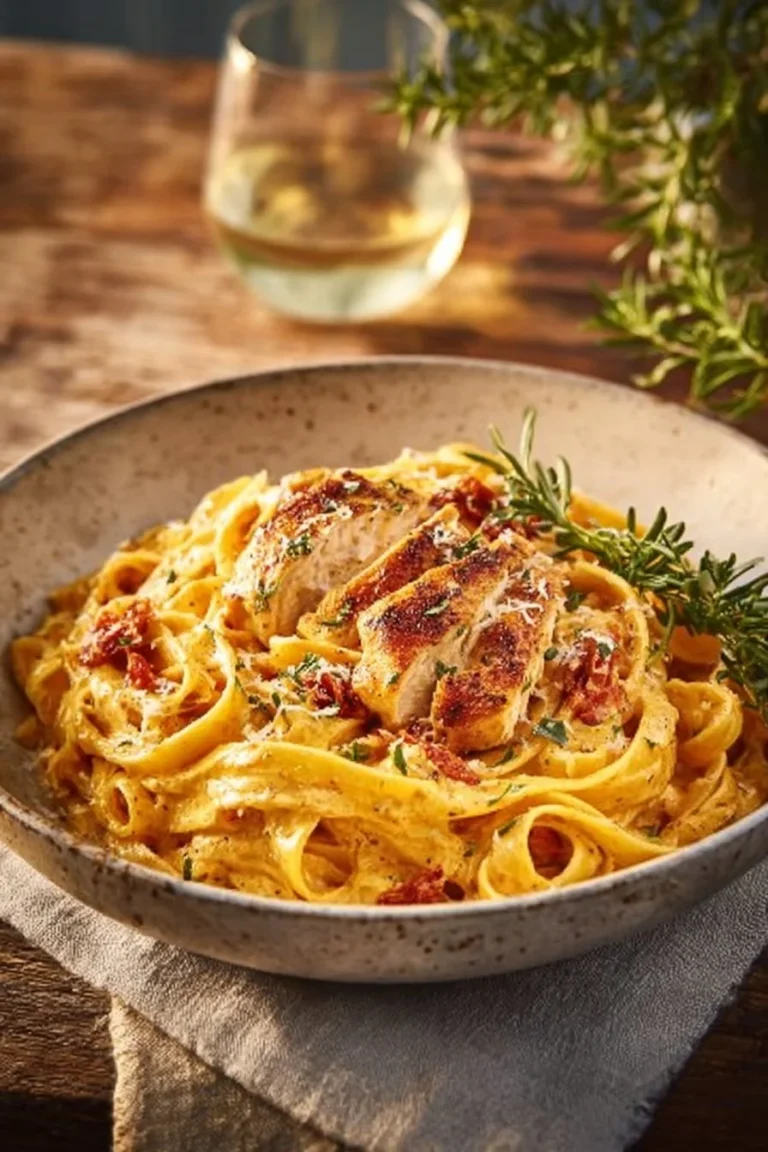 Delicious Marry Me Chicken Pasta ready to be served