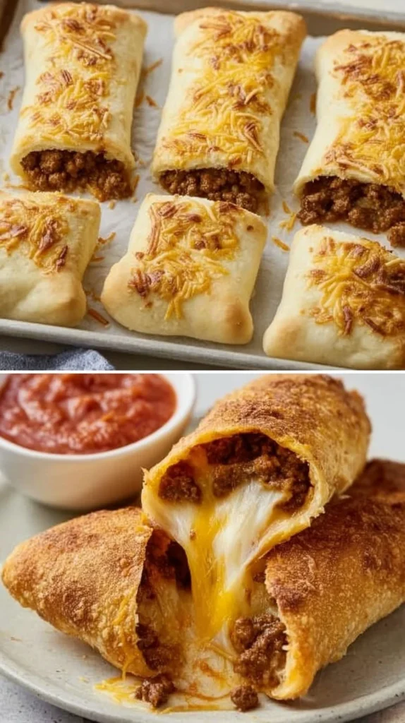 Cheesy taco sticks served on a platter, perfect for snacking.