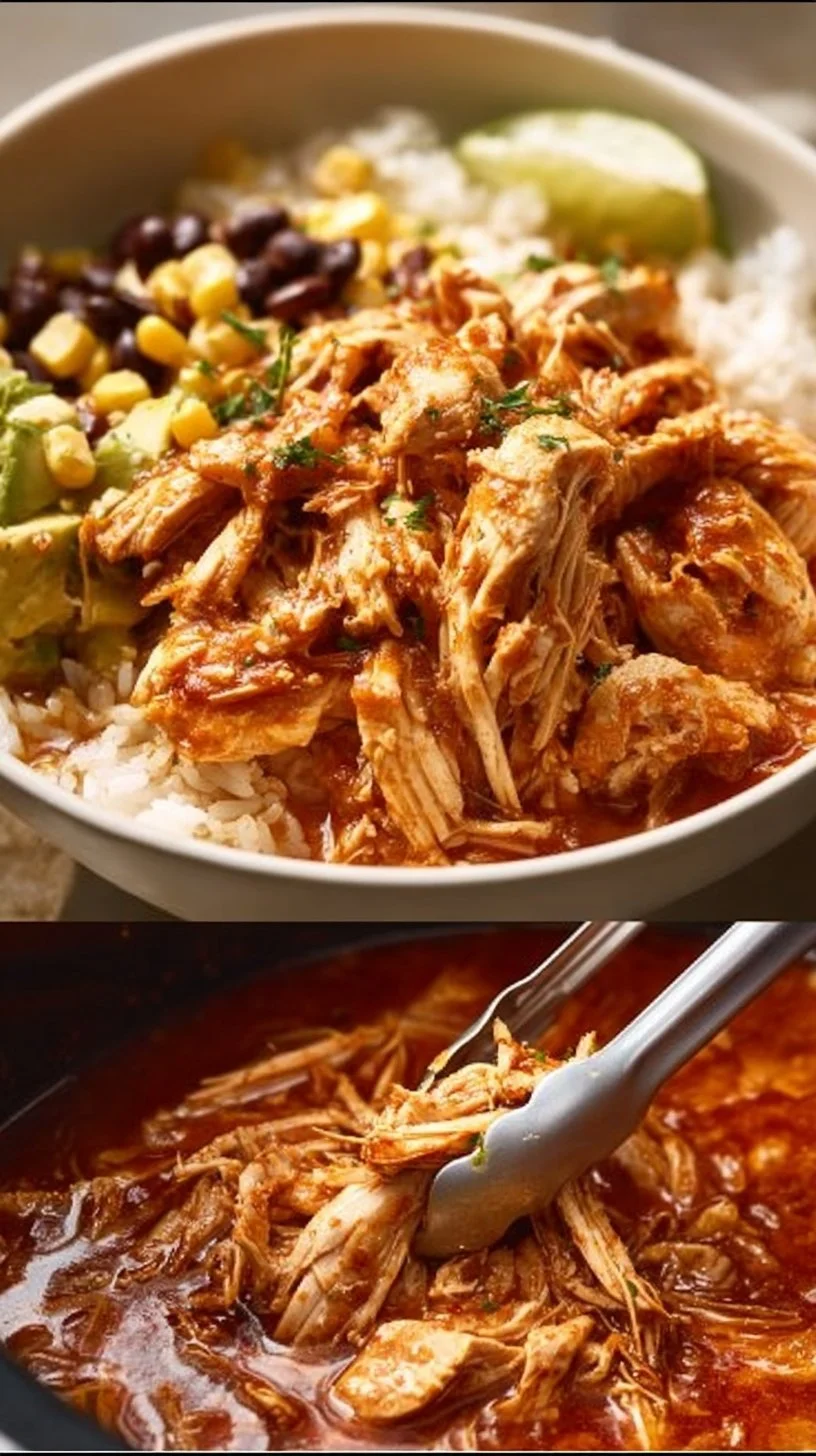 Delicious Chicken Burrito Bowl with fresh ingredients and toppings