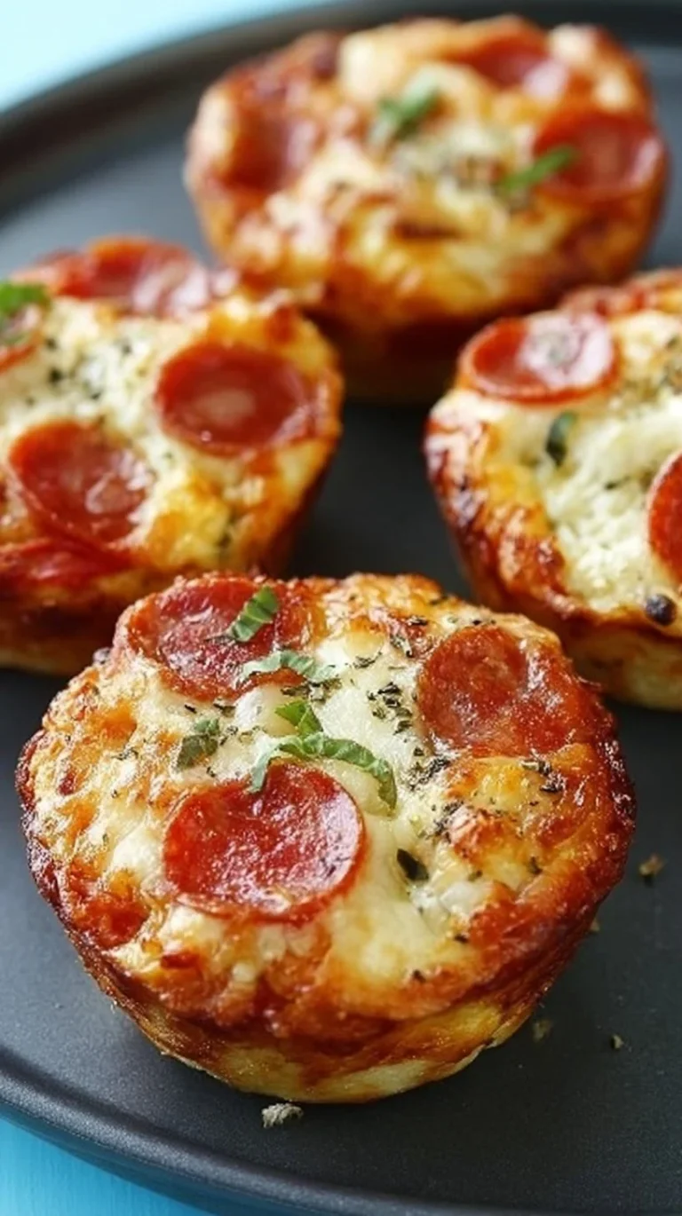 Delicious easy pizza muffins for toddlers and kids, perfect for snack time.