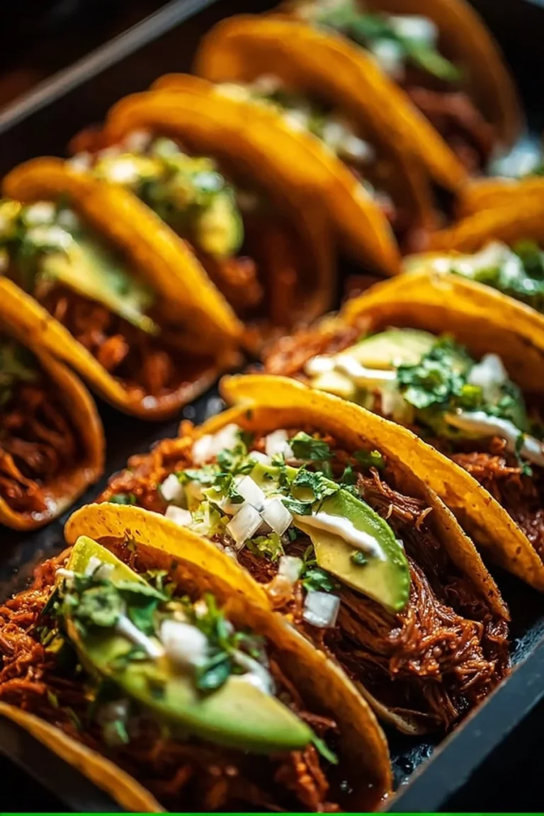 Delicious spicy chipotle beef tacos with fresh toppings